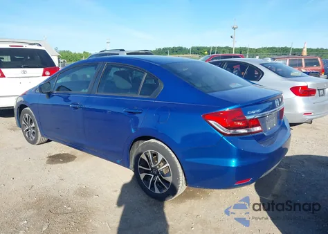 2015 Honda Civic Ex из США, поврежденный, VIN 19XFB2F83FE213604
